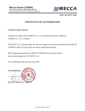 Mecca-MECCA BRAND_Authorization Letter